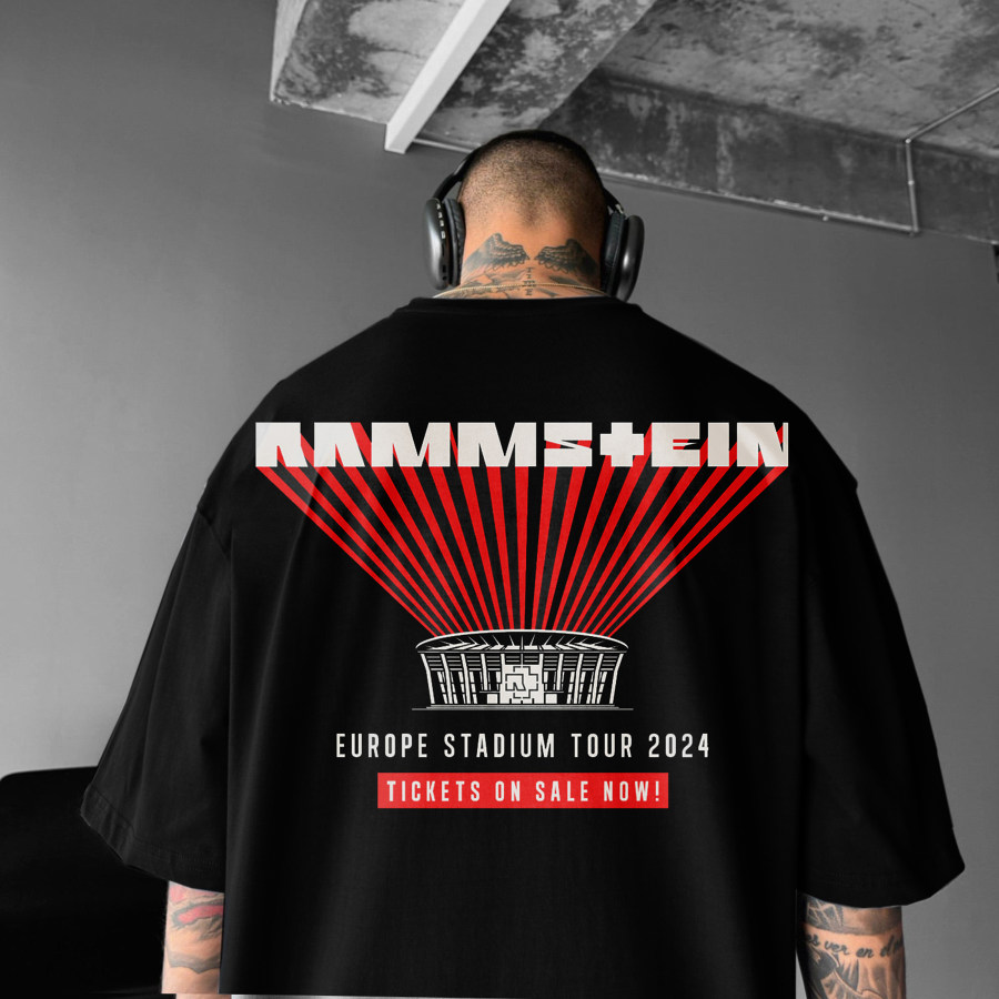 Повседневная футболка унисекс Rammstein