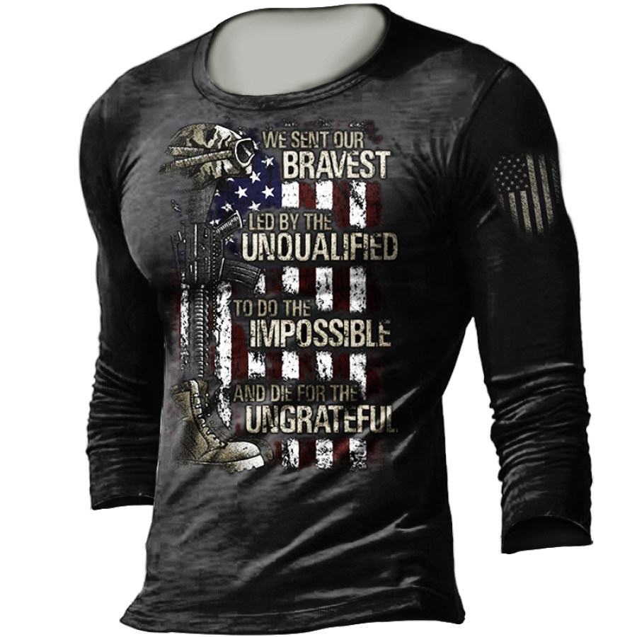 T-Shirts Мужская уличная футболка HONOR THEIR SACRIFICE