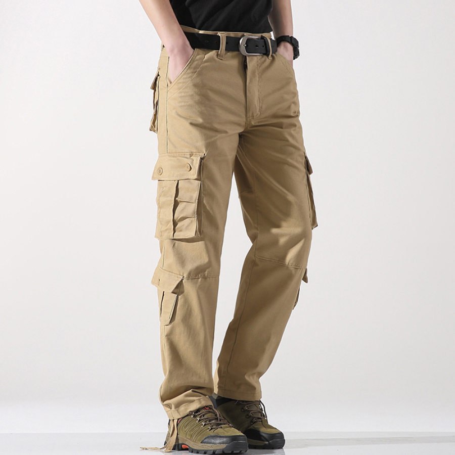 Мужские повседневные брюки-карго с несколькими карманами