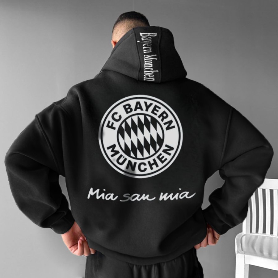ОВЕРСАЙЗНАЯ ХУДИ С ГРАФИКОЙ «FC BAYERN»