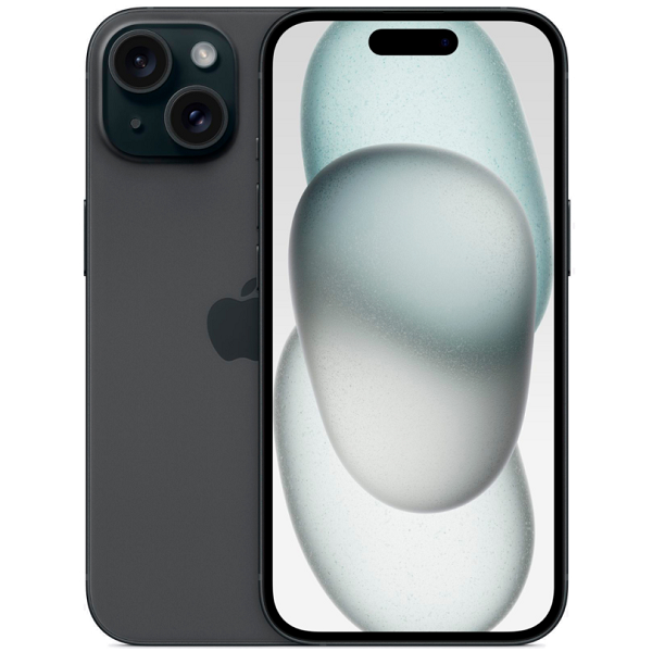 Мобильный телефон Apple iPhone 15 256Gb nano SIM + eSim black (чёрный)