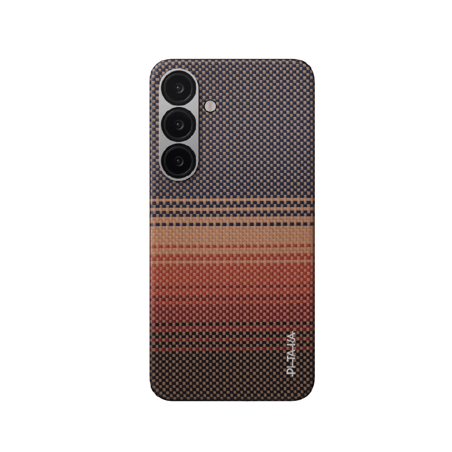 Кевларовая накладка Pitaka Tactile Woven Case для Samsung Galaxy S25 Plus Sunset (закат)