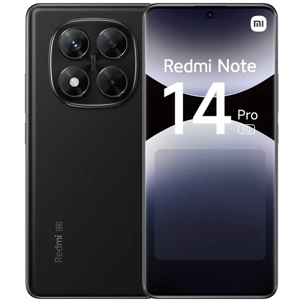 Мобильный телефон Redmi Note 14 Pro 5G 8/256GB black (черный) Global Version