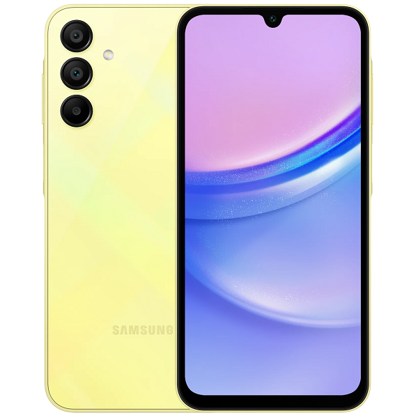  Мобильный телефон Samsung Galaxy A15 6/128Gb yellow (желтый)