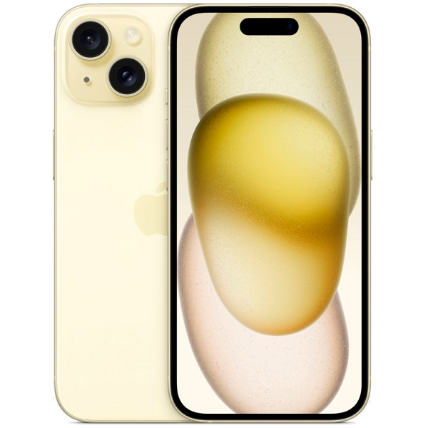 Мобильный телефон Apple iPhone 15 512Gb nano SIM + eSim yellow (желтый)