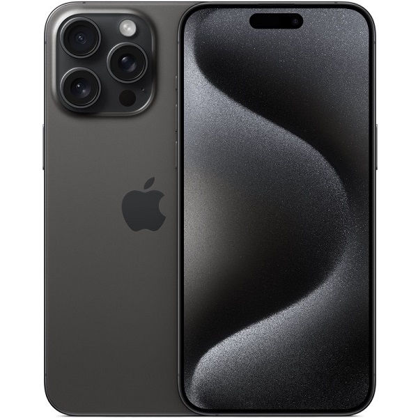 Мобильный телефон Apple iPhone 15 Pro Max 1TB nano SIM + eSim titanium black (титановый чёрный)