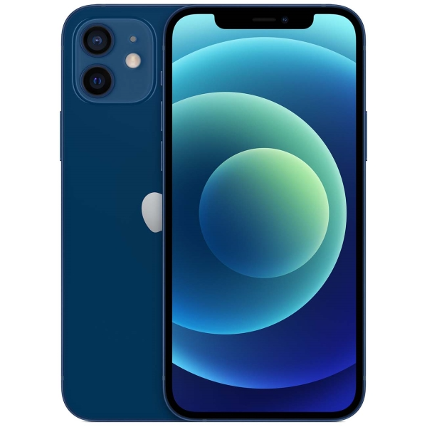  Мобильный телефон Apple iPhone 12 256GB nano SIM + eSim blue (синий) новый, не актив, без комплекта