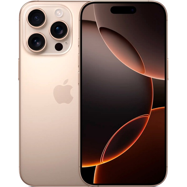 Мобильный телефон Apple iPhone 16 Pro 256GB nano SIM + eSim desert titanium (пустынный титан)