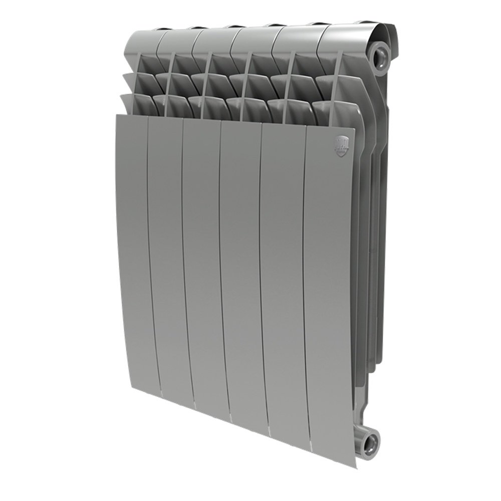 Радиатор биметаллический Royal Thermo
 BiLiner 500/87мм, 8-секций, 1368 Вт, Silver Satin