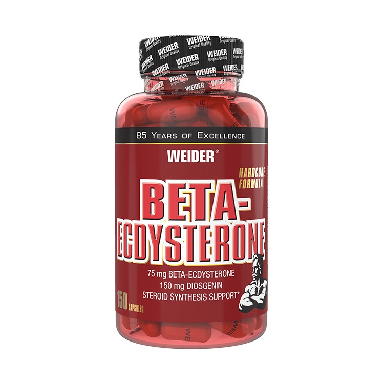 Повышение тестостерона Бустер тестостерона Бета-Экдистерон WEIDER Beta-Ecdysterone, 150 капсул