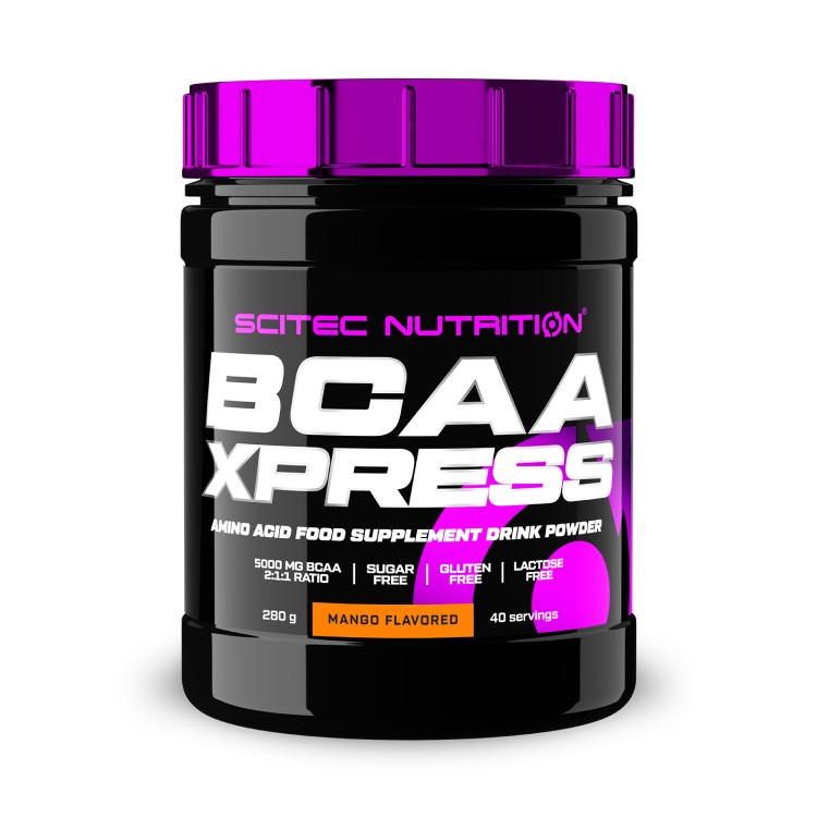 Аминокислоты ВСАА 2:1:1  Scitec Nutrition BCAA Xpress, 5000 мг в порции, порошок, 280 г, манго