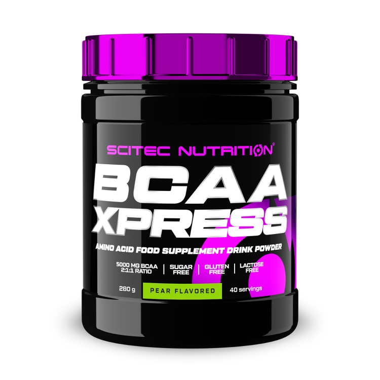 Аминокислоты ВСАА 2:1:1  Scitec Nutrition BCAA Xpress, 5000 мг в порции, порошок, 280 г, груша