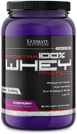 Сывороточный протеин Ultimate Nutrition Prostar Whey,малина, 910 г