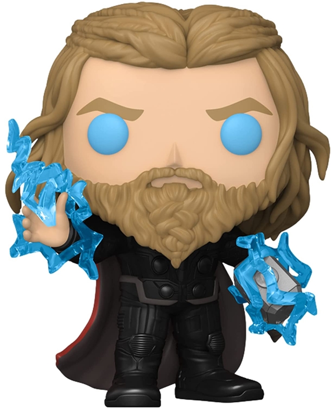 Фигурка Funko POP Marvel: Avengers Endgame – Thor With Thunder With Chase Exclusive Bobble-Head (9, 5 см)