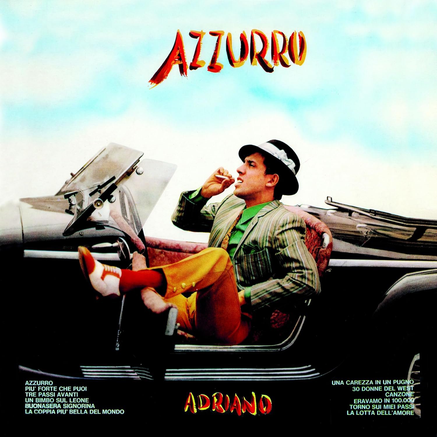 Adriano Celentano – Azzurro / Una Carezza In Un Pugno (LP)