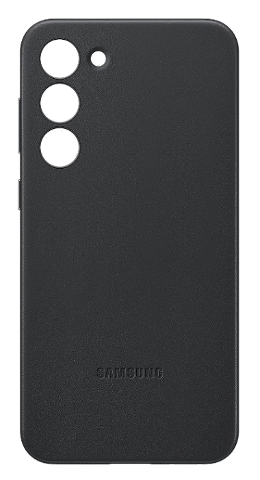 Чехол-накладка Samsung Galaxy S23+ EF-VS916LBEGRU Leather Case чёрный