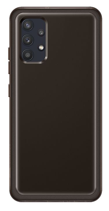 Чехол Samsung Soft Clear Cover A32 чёрный (EF-QA325TBEGRU)