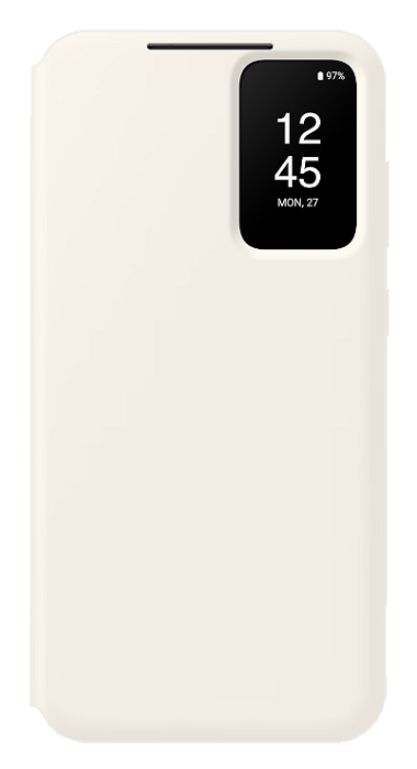 Чехол-книжка Samsung Galaxy S23+ EF-ZS916CUEGRU Smart View Wallet Case кремовый