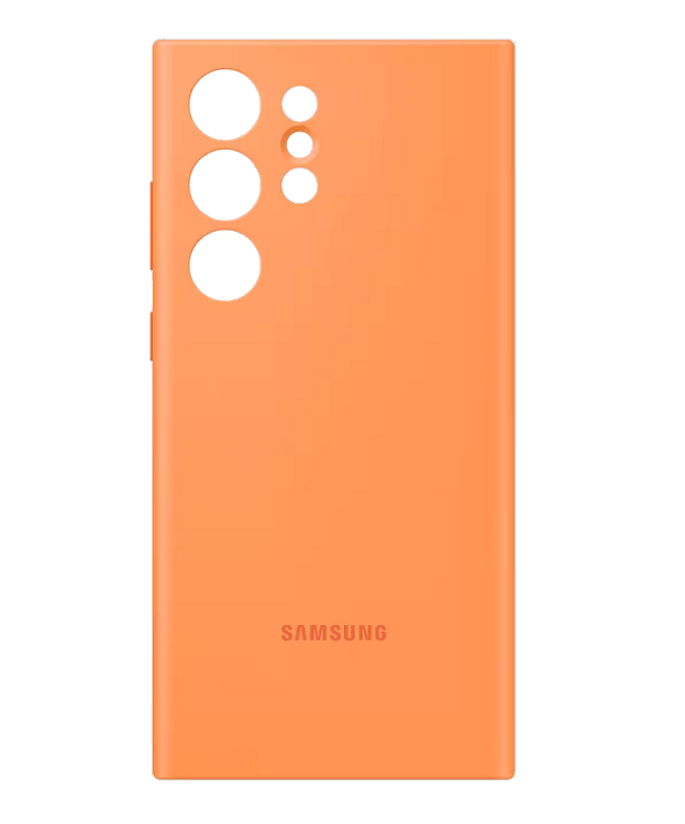 Чехол-накладка Samsung Galaxy S23 Ultra EF-PS918TOEGRU Silicone Case оранжевый