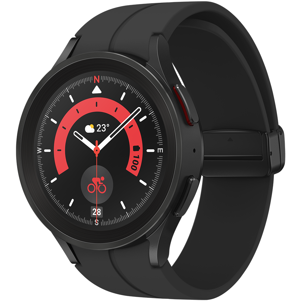 Смарт-часы Samsung Galaxy Watch5  Pro чёрный титан