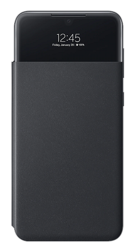 Чехол-книжка Samsung A33 EF-EA336PBEGRU Smart S View Wallet Cover чёрный