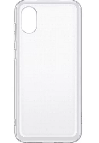 Чехол-накладка Samsung A03 Core прозрачный (EF-QA032TTEGRU)