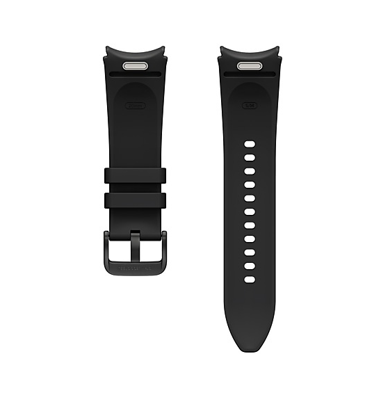 Ремешки для часов  1Galaxy Ремешок Samsung Galaxy Watch4/5/6 (S/M) ET-SHR95SBEGRU чёрный Hybrid Eco-Leather