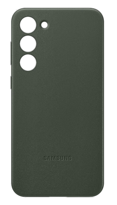 Чехол-накладка Samsung Galaxy S23+ EF-VS916LGEGRU Leather Case зеленый