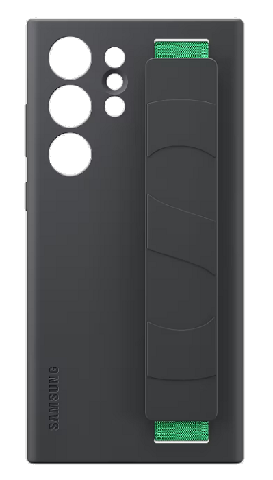 Чехол-накладка Samsung Galaxy S23 Ultra EF-GS918TBEGRU Silicone Grip Case чёрный