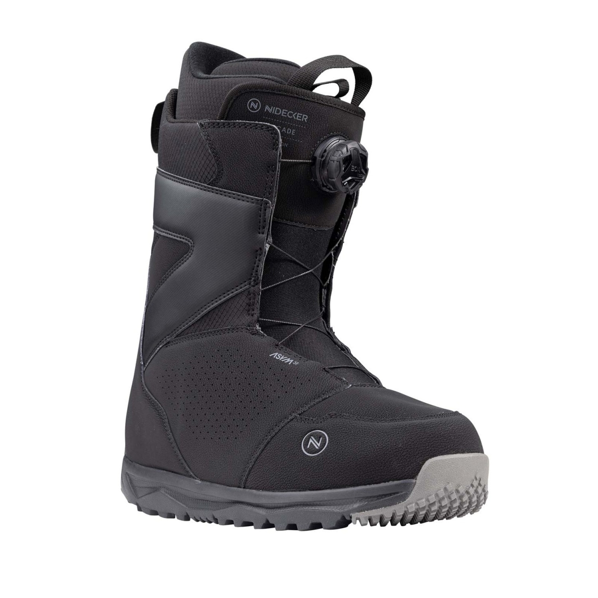 Ботинок для сноуборда Nidecker Cascade Black, год  2023, размер 45