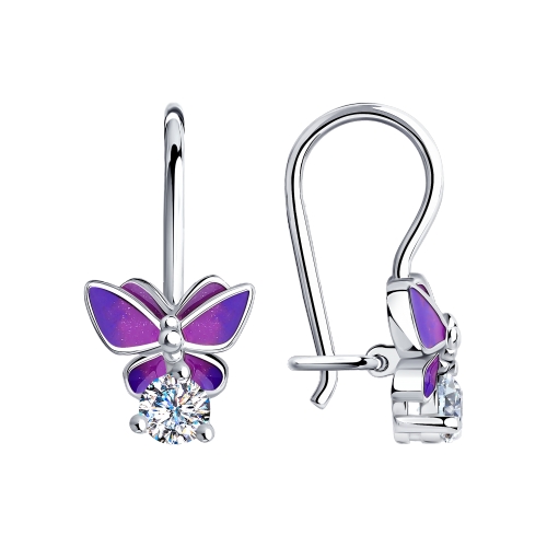 Серьги детские из серебра 94021193