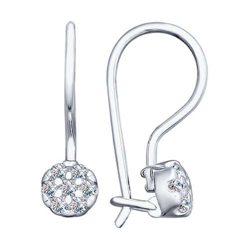 Серьги детские из серебра 94021307