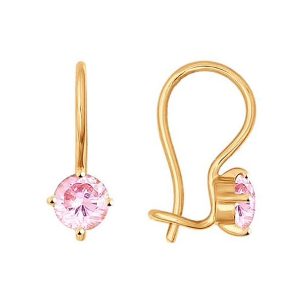 Серьги детские из золота 026947