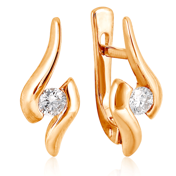 Серьги из золота 01С611438