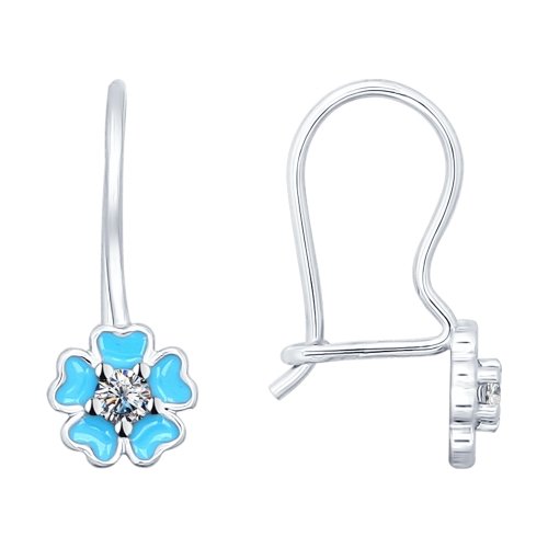 Серьги детские из серебра 94021818