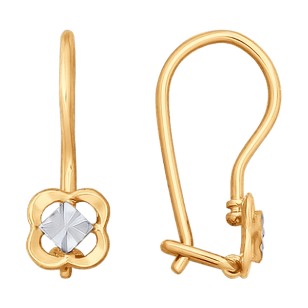 Серьги детские из золота 027766