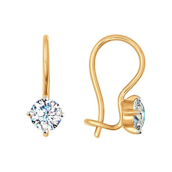 Серьги детские из золота 026946