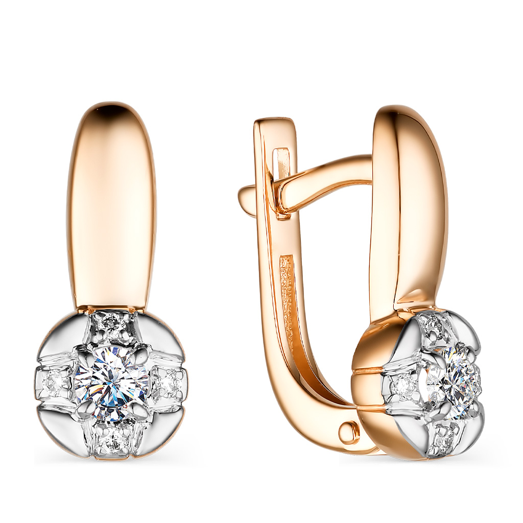 Серьги из золота 23806-100