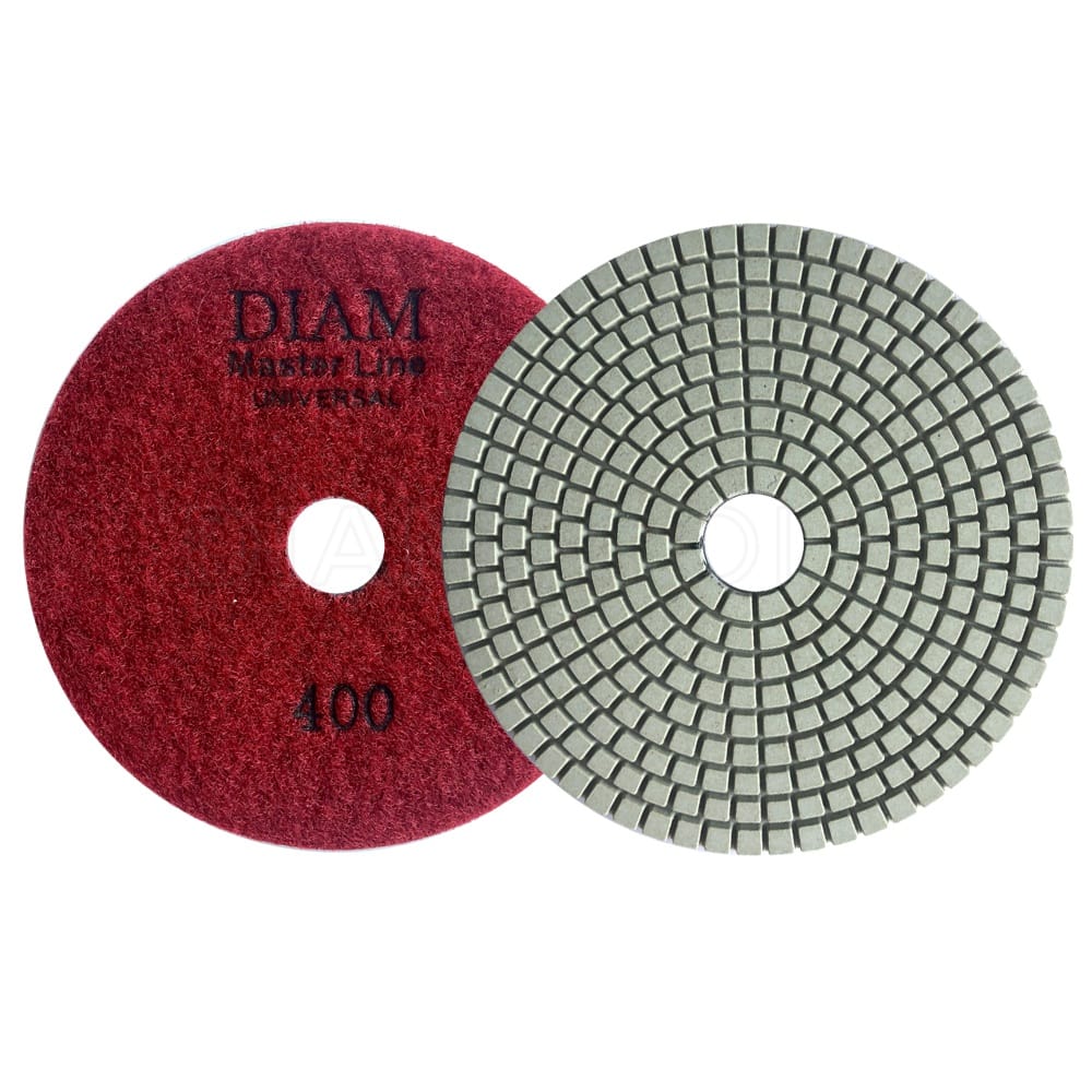 Алмазный гибкий шлифовальный круг DIAM Master Line Universal №400 мокрая, сухая полировка 000626