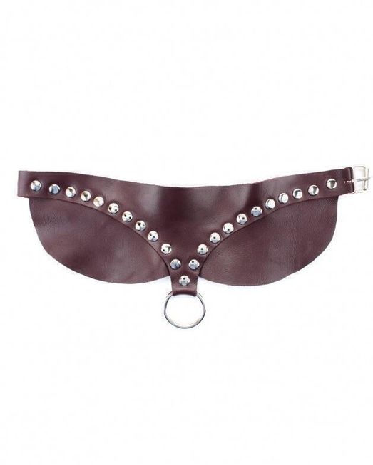 Ошейники, Поводки  IntimShop Ошейник широкий с клепками BDSM Арсенал Lady's Arsenal, бордовый