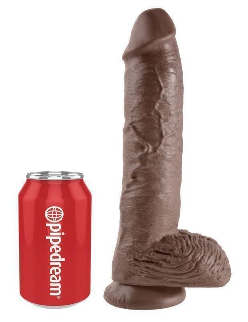 Большие  IntimShop Большой фаллоимитатор PipeDream King Cock 26.7 см, коричневый