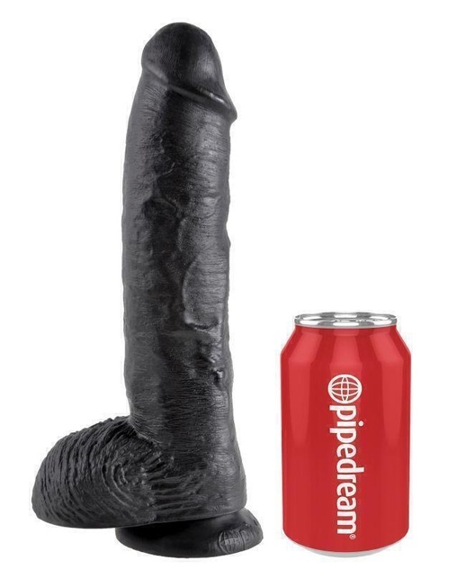 Большие  IntimShop Большой фаллоимитатор PipeDream King Cock 26.7 см, чёрный