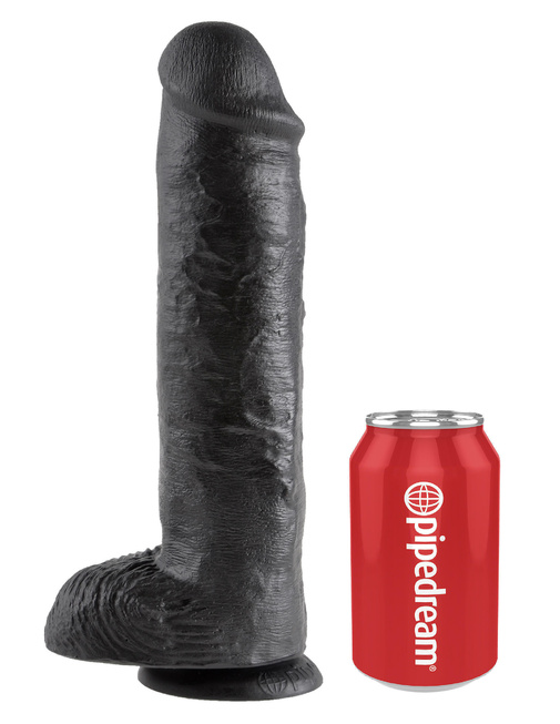 Большие  IntimShop Большой фаллоимитатор PipeDream King Cock 29.2 см, чёрный