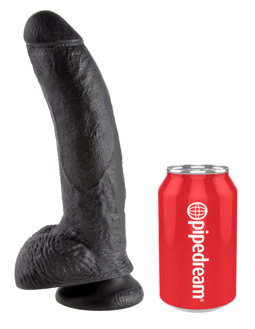 Большие  IntimShop Большой фаллоимитатор PipeDream King Cock 24.8 см, чёрный