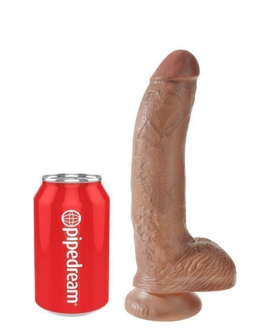 Большие  IntimShop Большой фаллоимитатор PipeDream King Cock 24.8 см, светло-коричневый