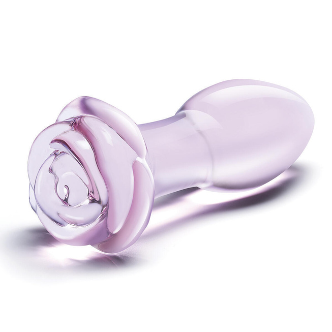   IntimShop Анальная пробка из стекла Glas, нежно-розовый
