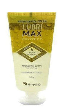 Вагинальные  IntimShop Интимный гель-смазка ИнтелБИО Lubrimax Protect с антисептическим эффектом, 75 мл