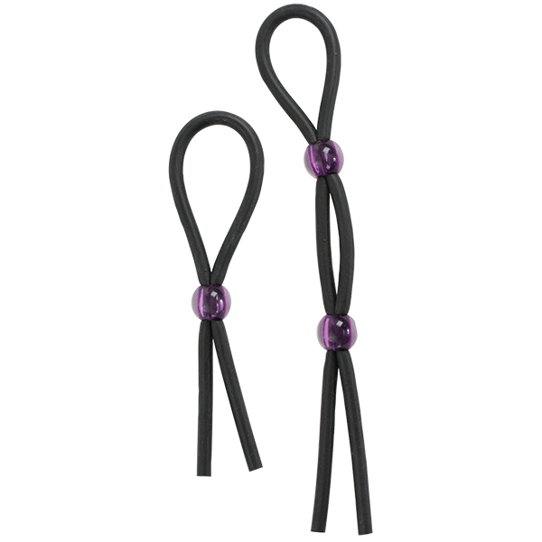 Набор эрекционные лассо Doc Johnson Silicone Cock Ties Black, черный