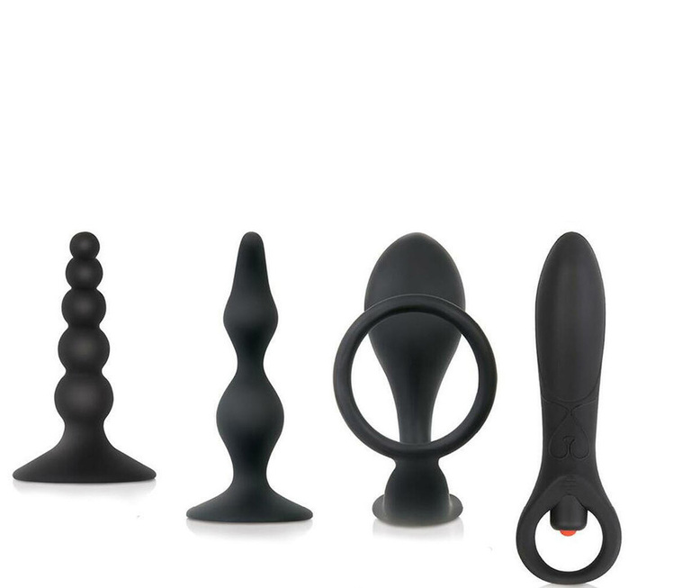 Пробки  IntimShop Набор стимуляторов простаты Evolved Zero Tolerance Intro to Prostate, чёрный