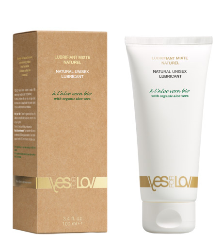Вагинальные  IntimShop Органический лубрикант с Алоэ Вера YESforLOV Natural на водной основе, 100 мл